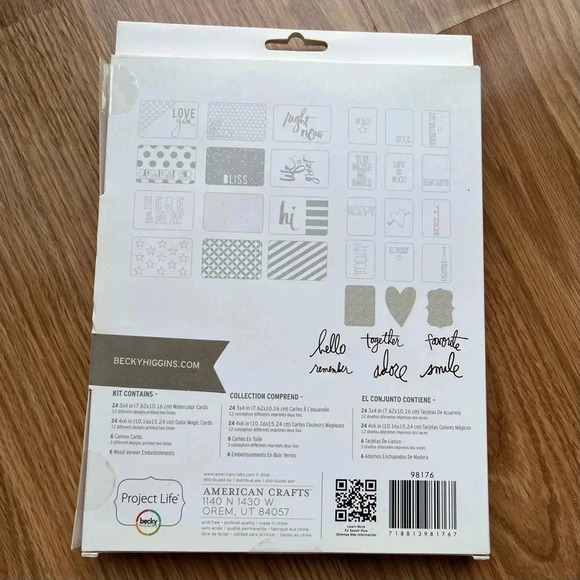 BECKY HIGGINS PROJECT LIFE COLOR MAGIC VALUE KIT 60 PIECES - Picture 3 of 5